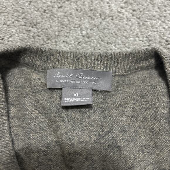 Daniel Cremieux Sweater Mens Size XL Cashmere Knit Pullover Crewneck - Picture 2 of 5